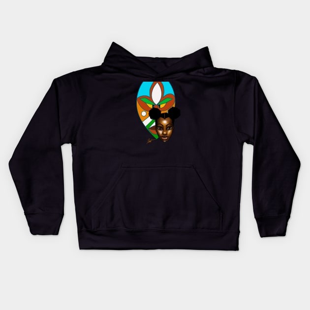 Binta no.2 Kids Hoodie by Timzartwork